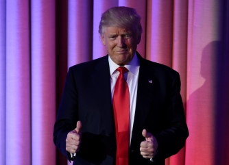 הנשיא הנבחר דונאלד טראמפ