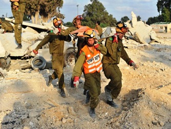 תרגיל חילוץ והצלה בפיקוד העורף