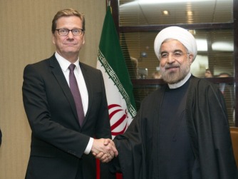 נשיא איראן ושר החוץ הגרמני