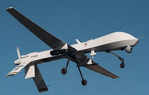 כלי טיס בלתי מאויש מסוג MQ-1 פרדטור חמוש בטיל AGM114