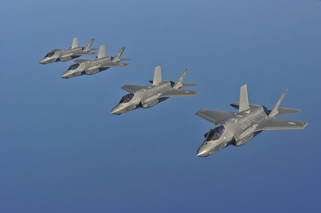 מטוסי F-35 של חיל האוויר האמריקאי, 2013.