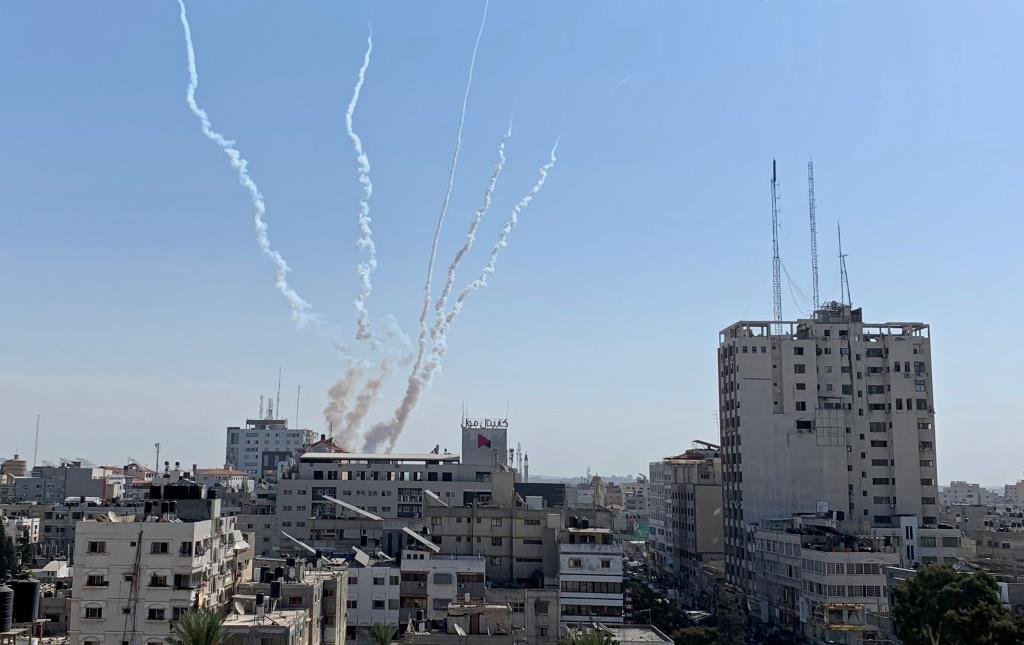 שיגורים של הגא"פ לעבר ישראל. עזה 14 בנובמבר 2019