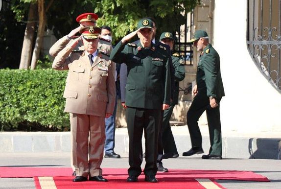טקס קבלת הפנים לרמטכל צבא איראן
