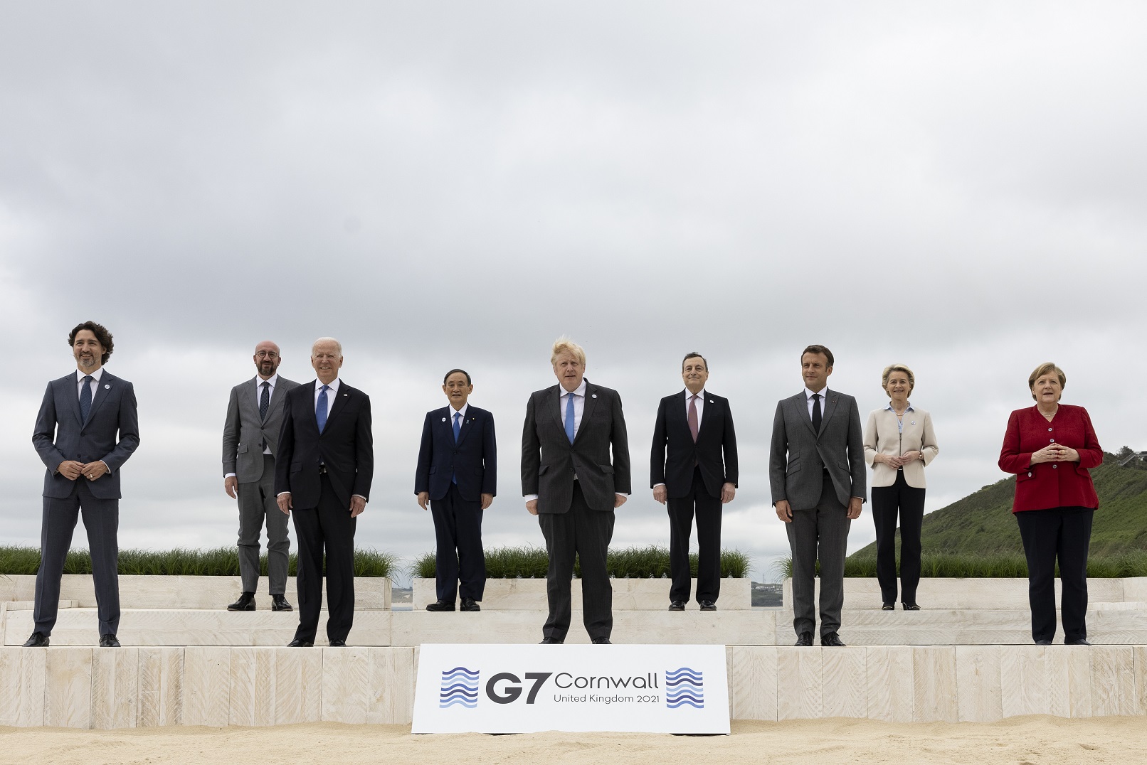 G7 leaders at the latest summit in the UK |