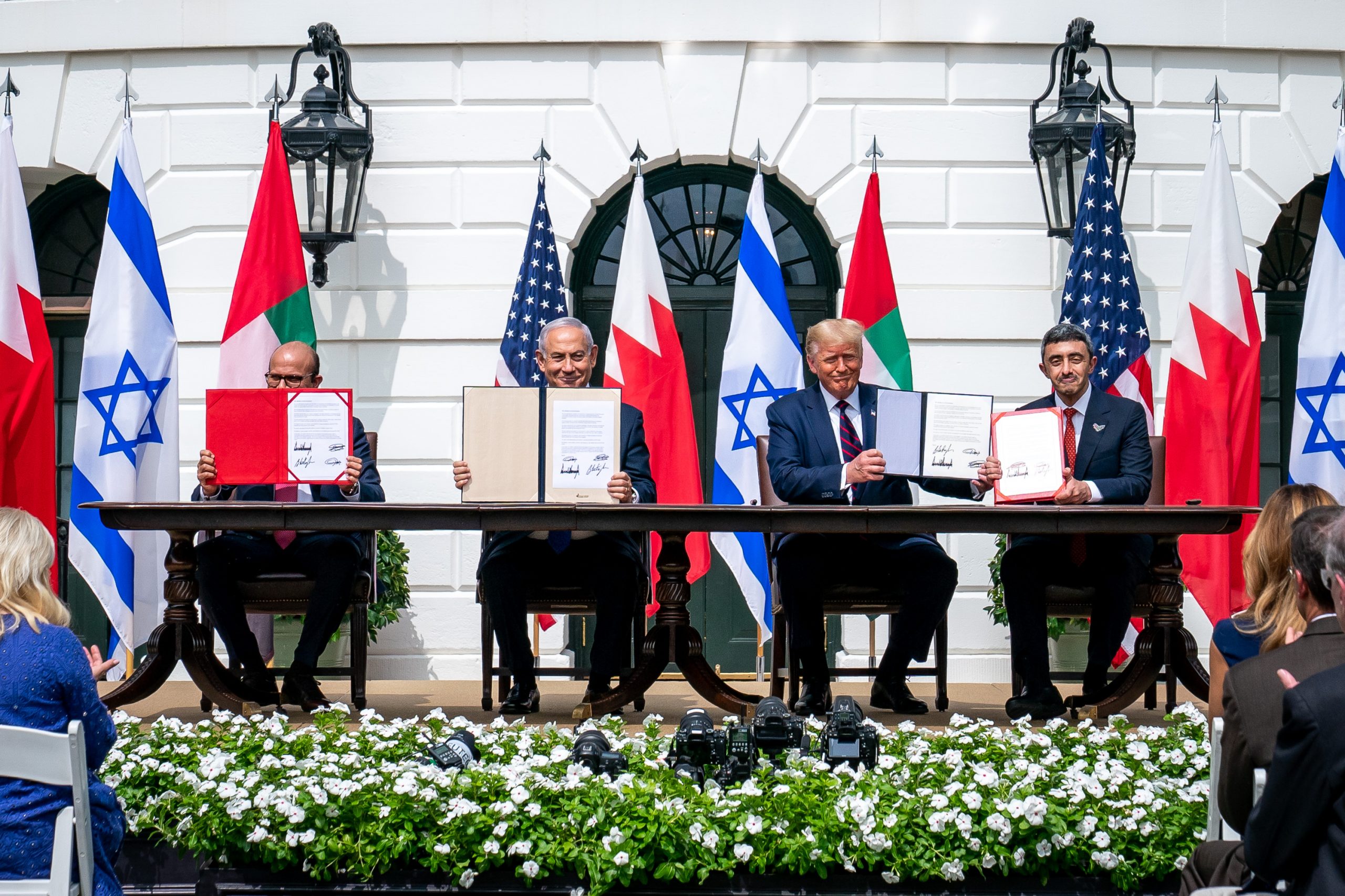 The signing of the Abraham Accords, September 2020 |