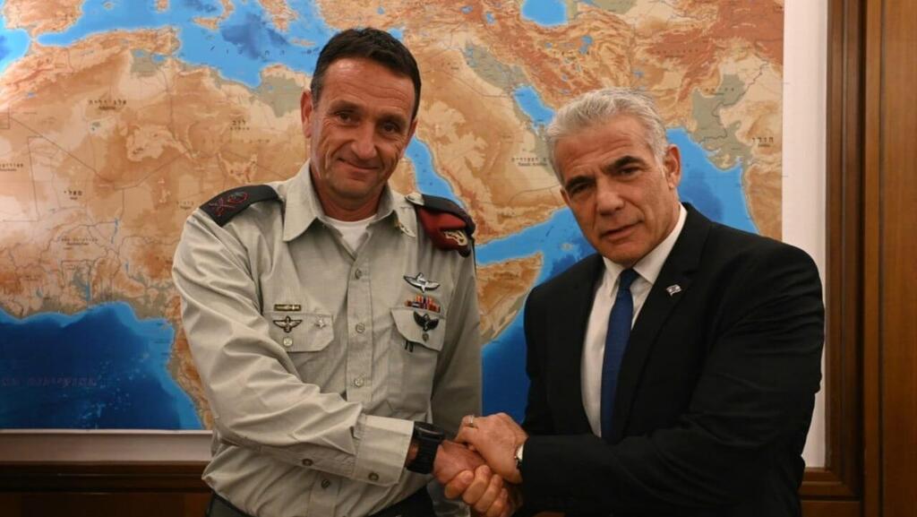 Prime Minister Lapid and the elected Chief of Staff Halevi |