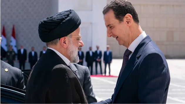 Assad and Raisi meeting in Syria, May 2023 |