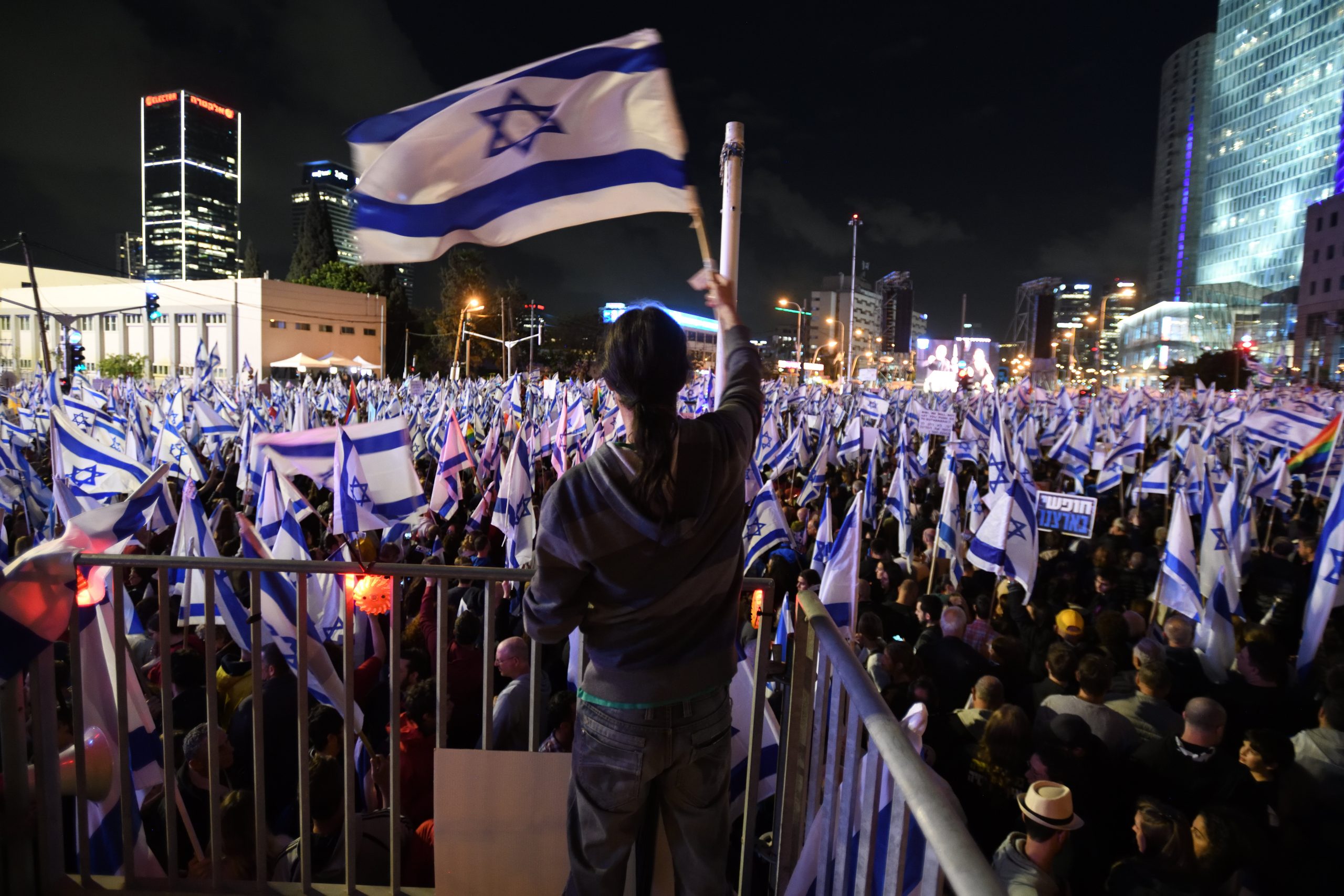 Demonstrations against the judicial reform in Tel Aviv |