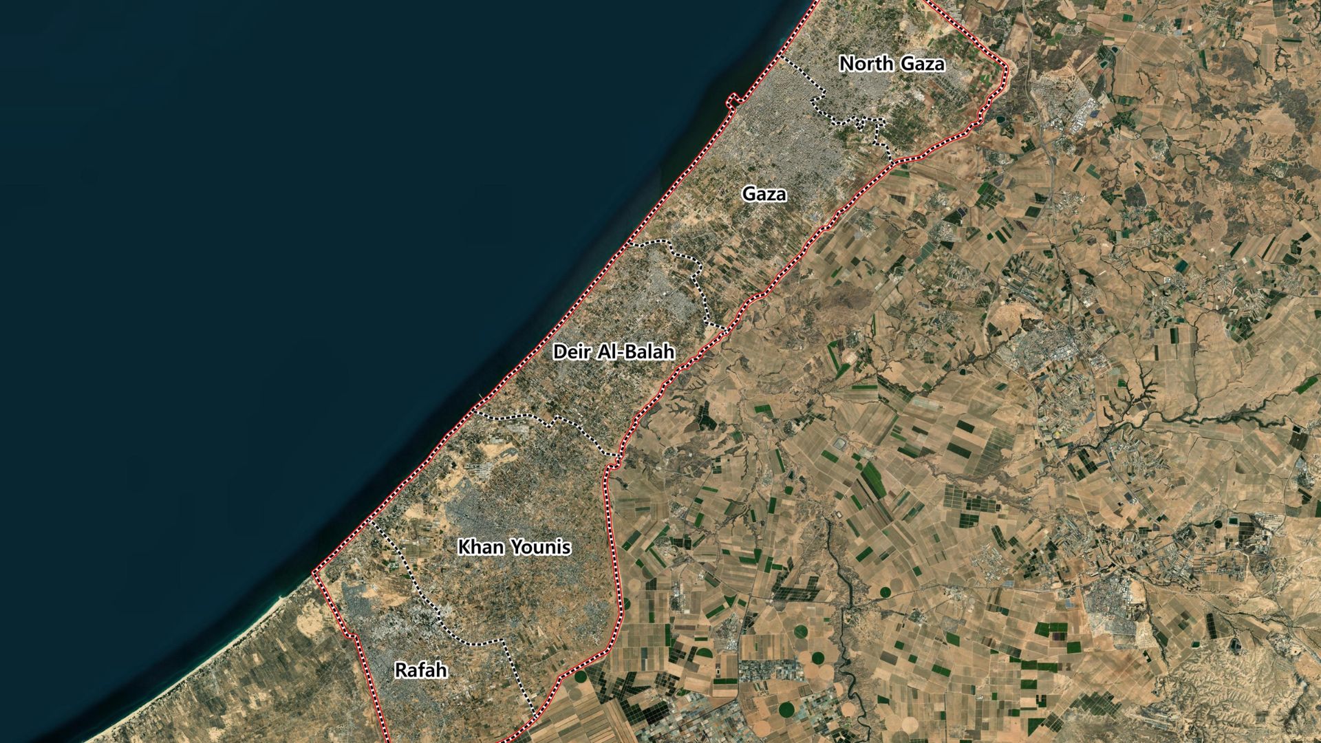 Gaza map |