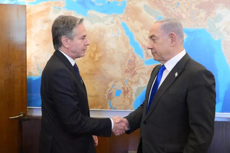 A meeting between Blinken and Netanyahu in Israel |