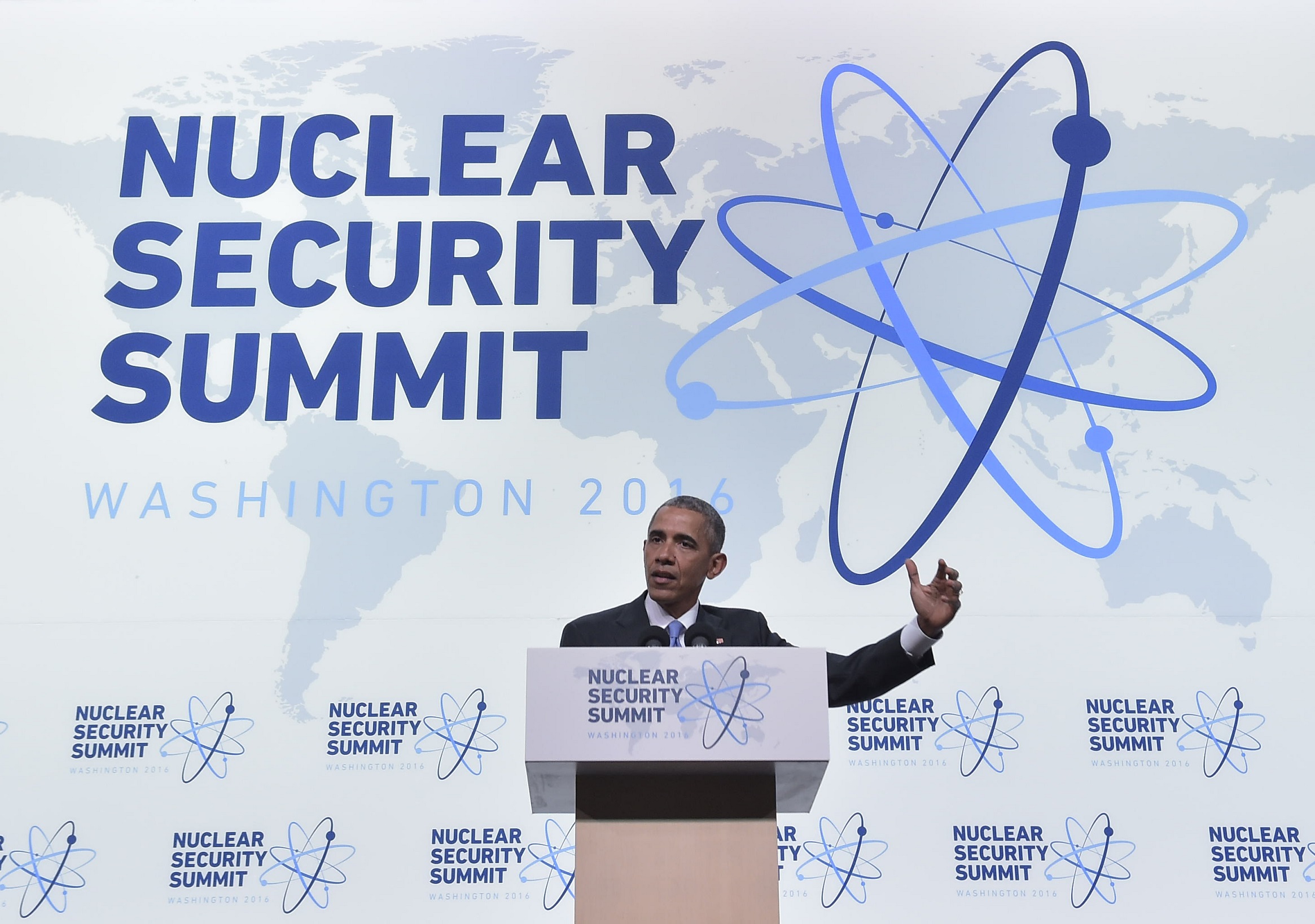 President Barack Obama at the conclusion of the Nuclear Security Summit, Washington, April 1, 2016. Photo: Mandel Ngan / AFP