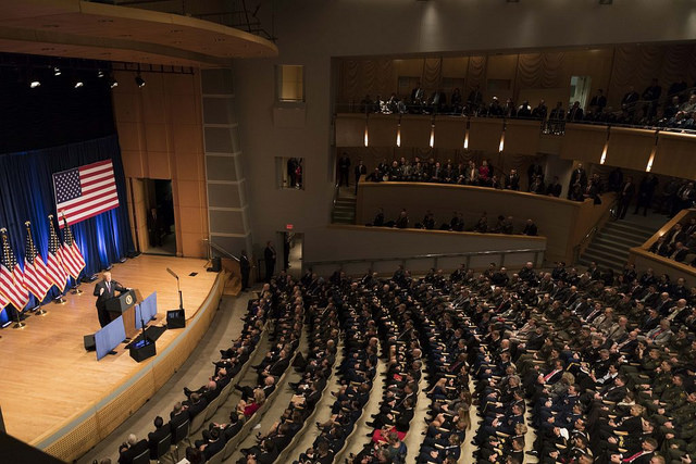 President Donald J. Trump delivers remarks regarding the Administration’s National Security Strategy. December 19, 2017