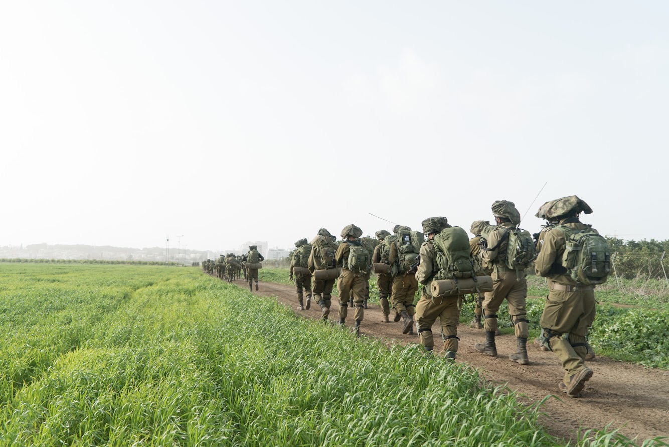 Golani Brigade soldiers train in northern Israel.
