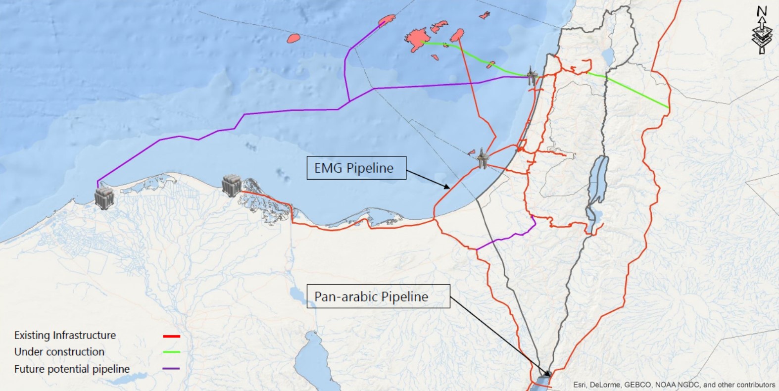 Infrastructure Solutions for Gas Flow to Egypt