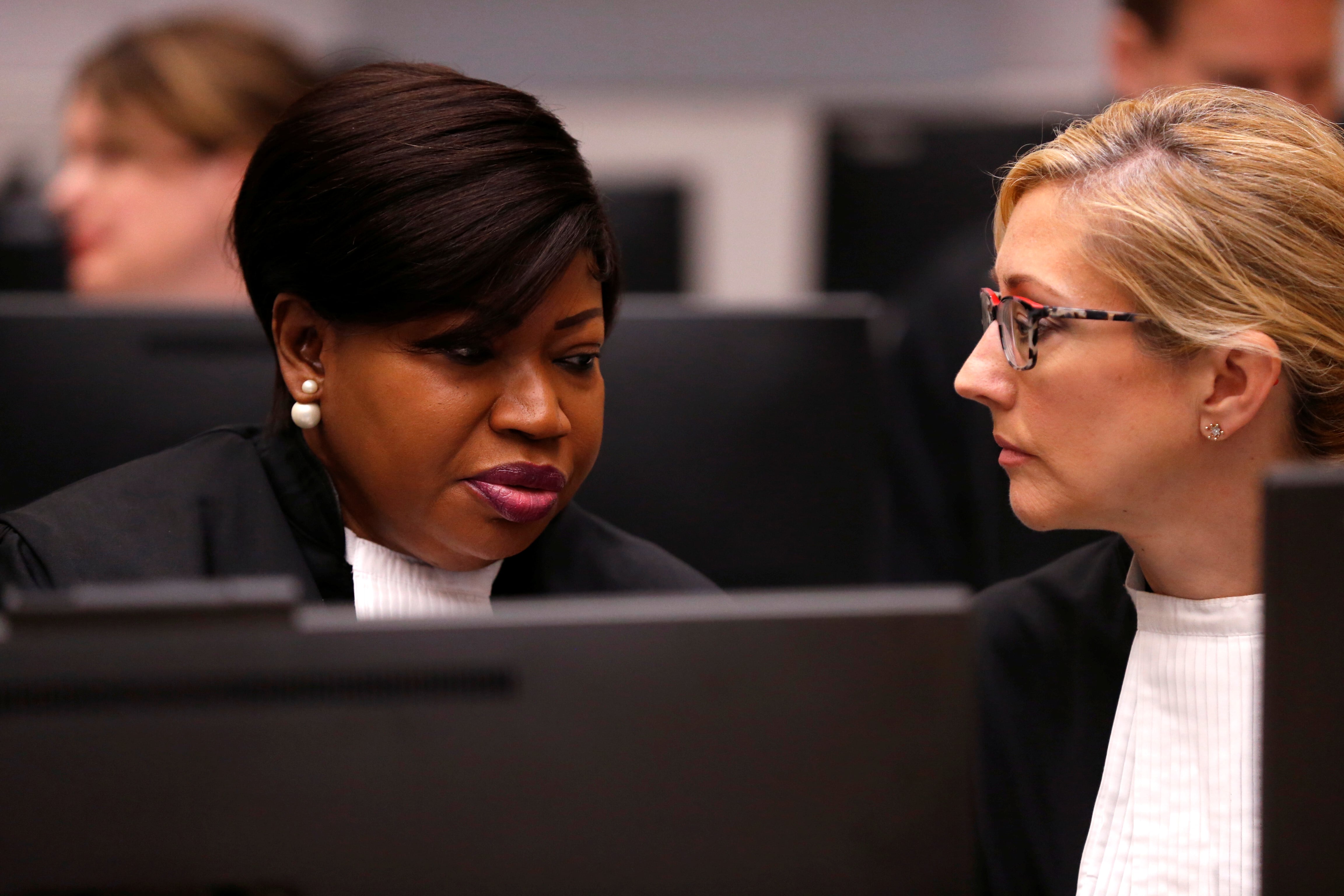 Public Prosecutor Fatou Bensouda at the ICC (International Criminal Court) in the Hague, the Netherlands July 8, 2019.