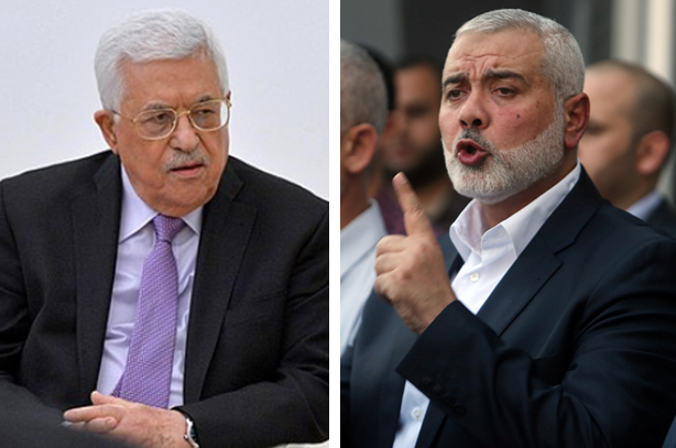 mahmoud abbas and ismail haniya
