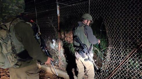 The security fence between Israel and Lebanon, April 2020
