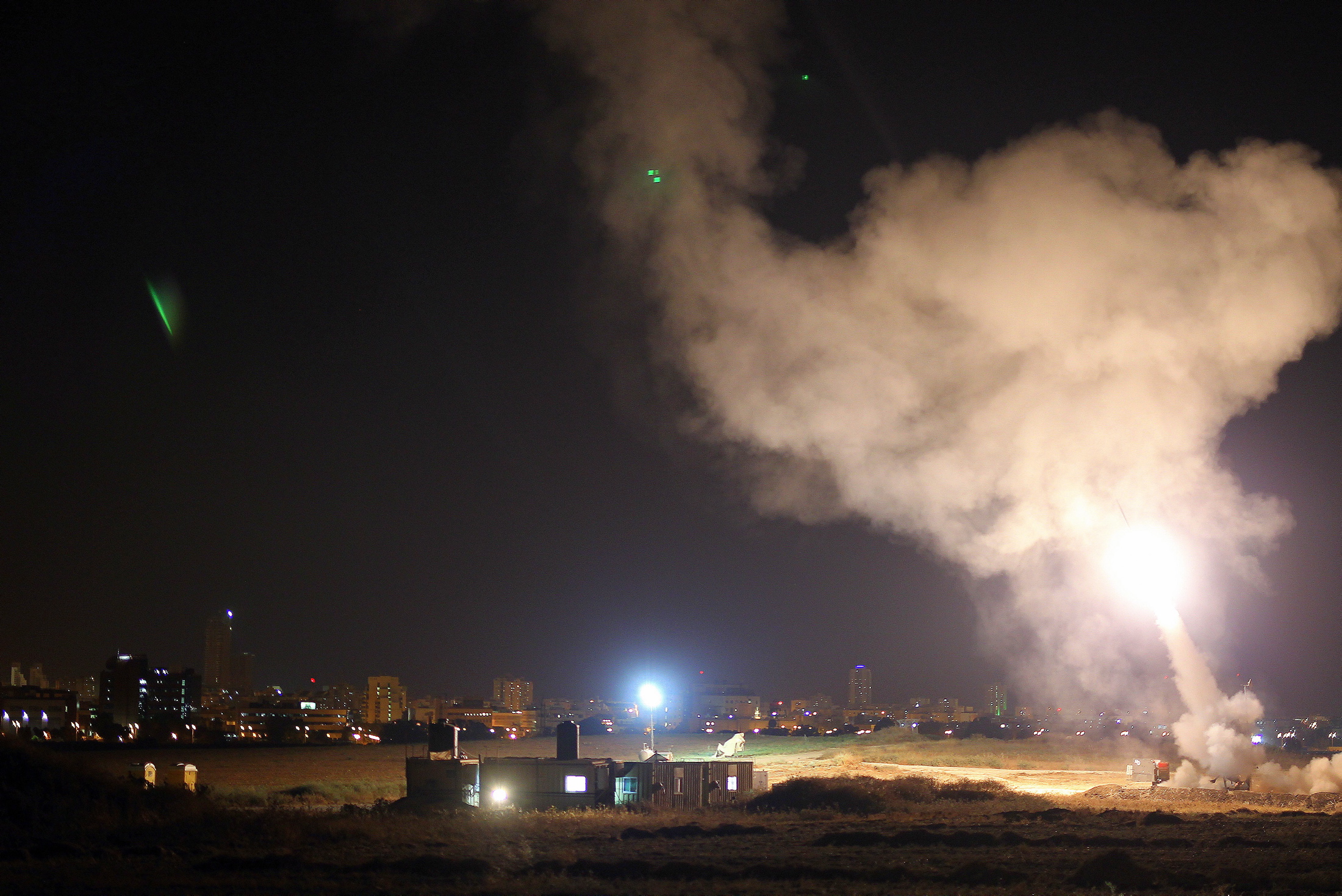 Iron Dome in action during Operation Protective Edge