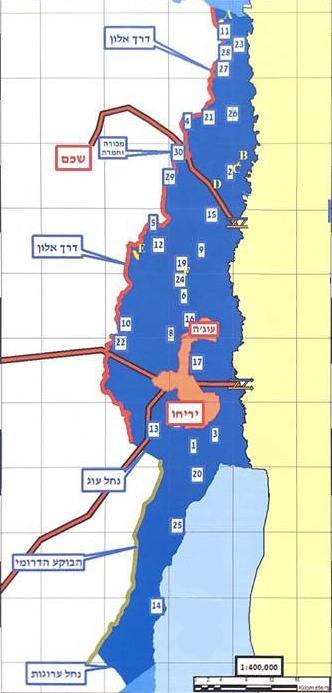 Prime Minister Netanyahu’s proposal for annexation of the Jordan Valley