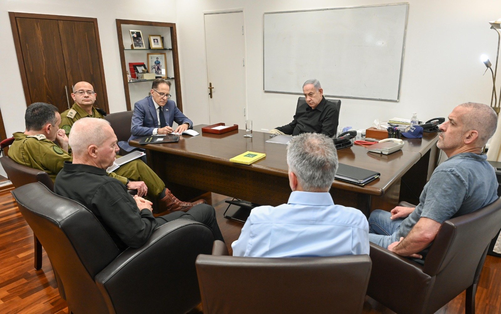 Security consultation meeting at the Kirya, October 2024 |