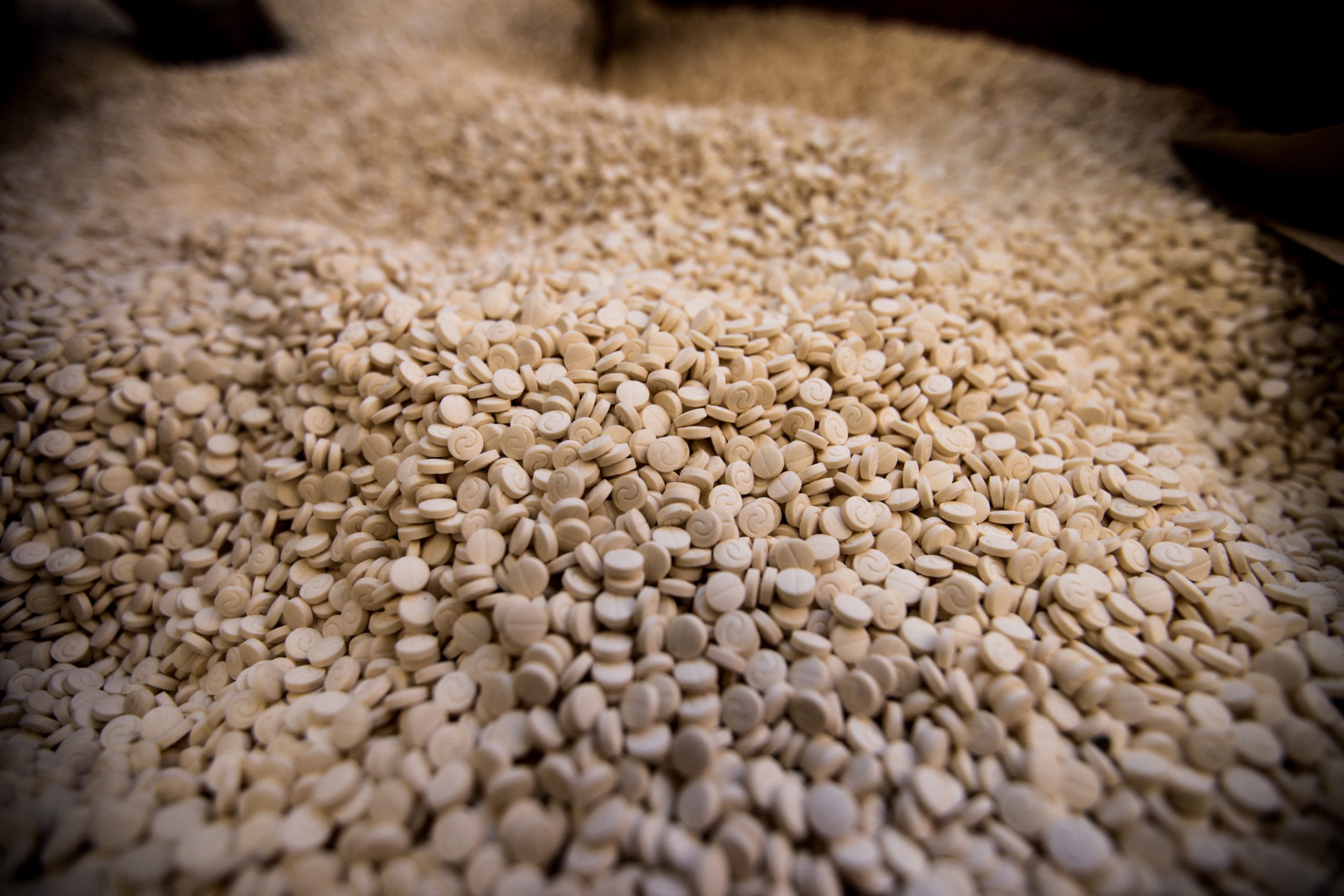 The Captagon drug frequently smuggled across the Syria-Jordan border |